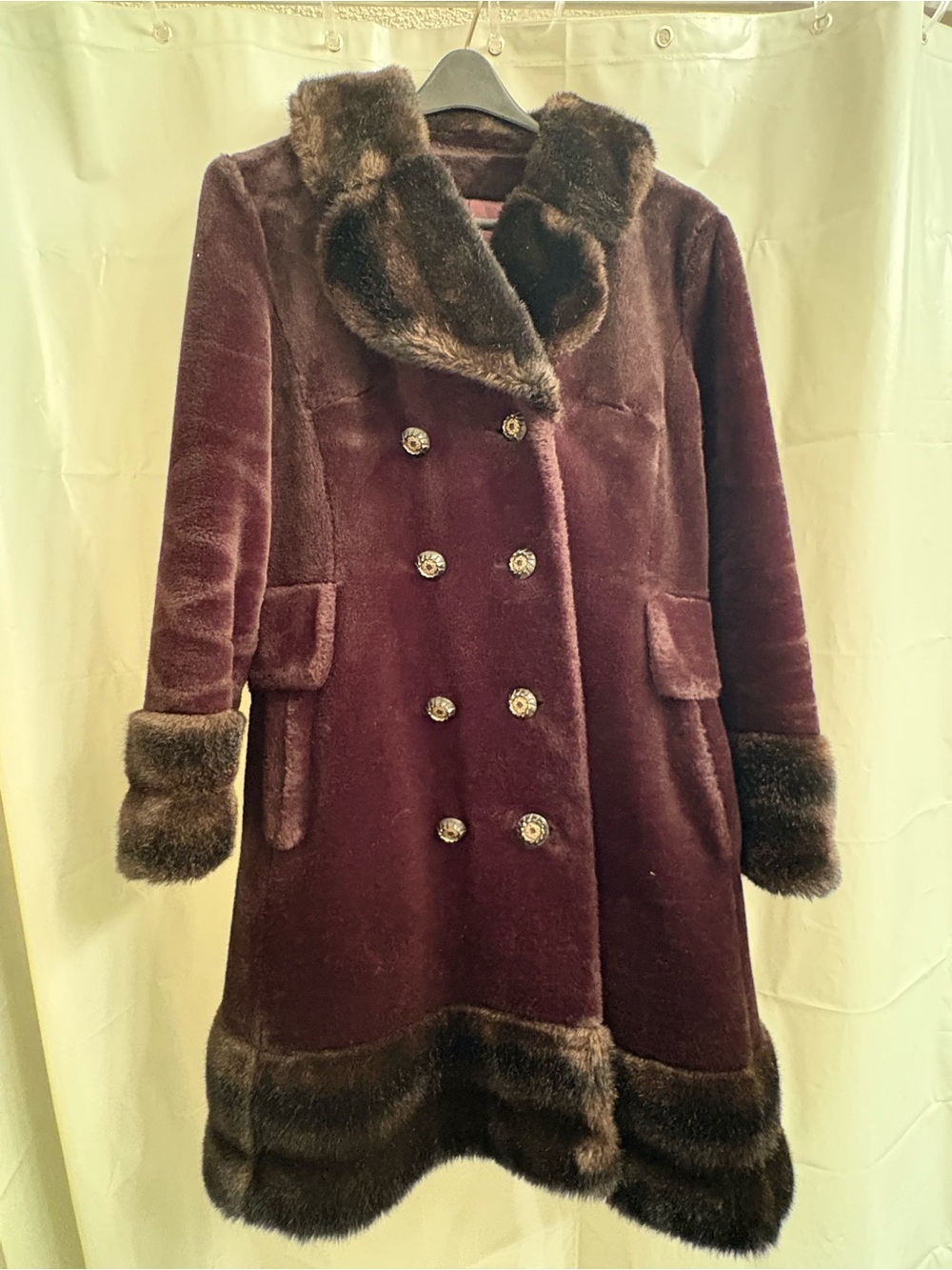 Vintage late 60s Genuine BORG Faux Fur Coat Penny Lane bohemian